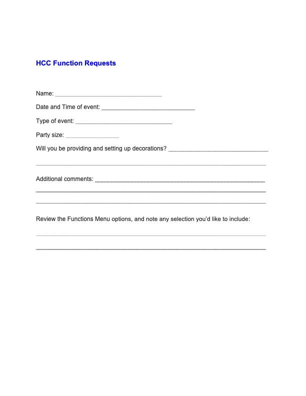 HCC Functions form (2)